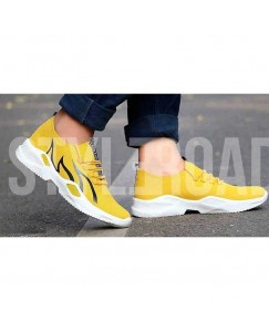 Stylish Yellow Printed casual Sneaker, Sport Shoes for Mens and Boys